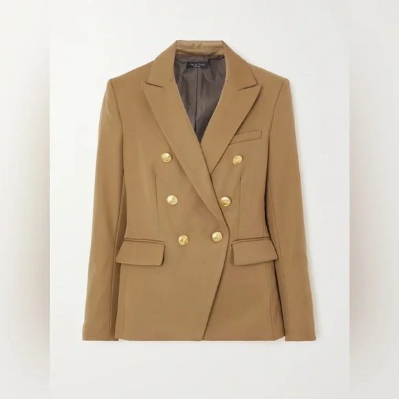 Rag & Bone Preston Blazer in Dark Tan Sz 2 NWT - Picture 2 of 7